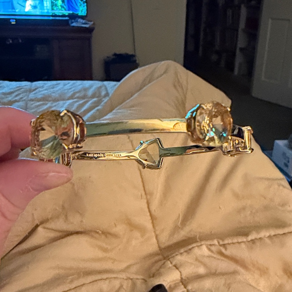 Kate Spade Yellow Rhinestone Bracelet - Picture 5 of 6